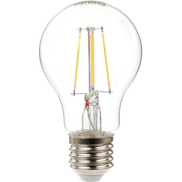 Лампа светодиодная Philips LED Fila 4.3 Вт E27 WW A60 ND 1CT APR 929001180407