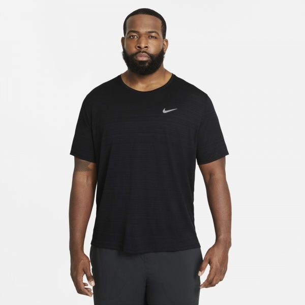 Футболка Nike M NK DF MILER TOP SS CU5992-010 р. S чорний