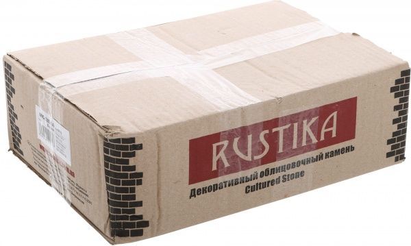 Плитка гипсовая прямая RUSTIKA Модена белый 0,6 кв.м 