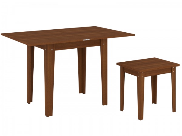 Стол обеденный Милорд 1200х770х800 орех лесной 