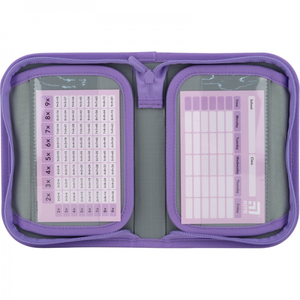 Пенал школьный Cool Girl K22-622-19 KITE разноцветный