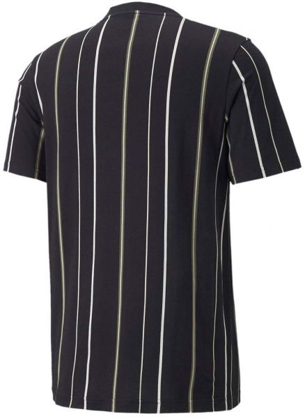 Футболка Puma MODERN BASICS STRIPE TEE 84740801 р.M чорний