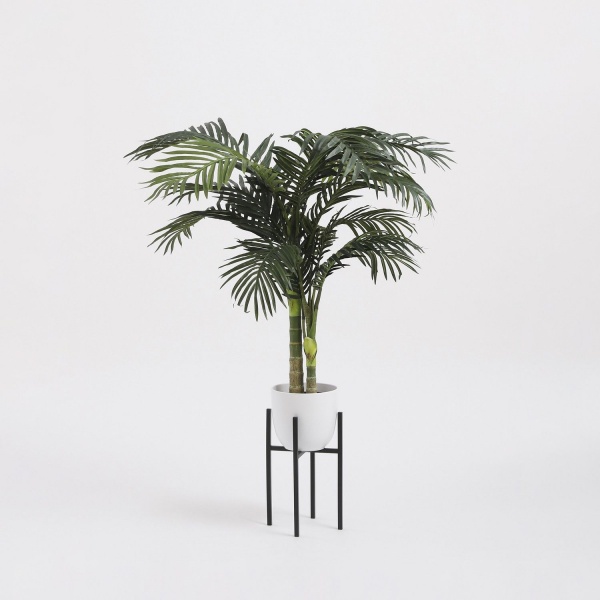 Вазон керамический Edelman Tusca 19,5 см круглый 4,23 л белый (144257) 