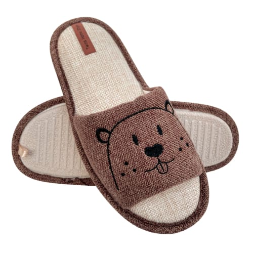 Капці домашні Twins HS-VL (арт.300) з вишивкою 9013 р.36/37 коричневий 