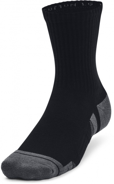 Шкарпетки Under Armour UA PERFORMANCE COTTON 3P MID 1379530-001 р.XL чорний