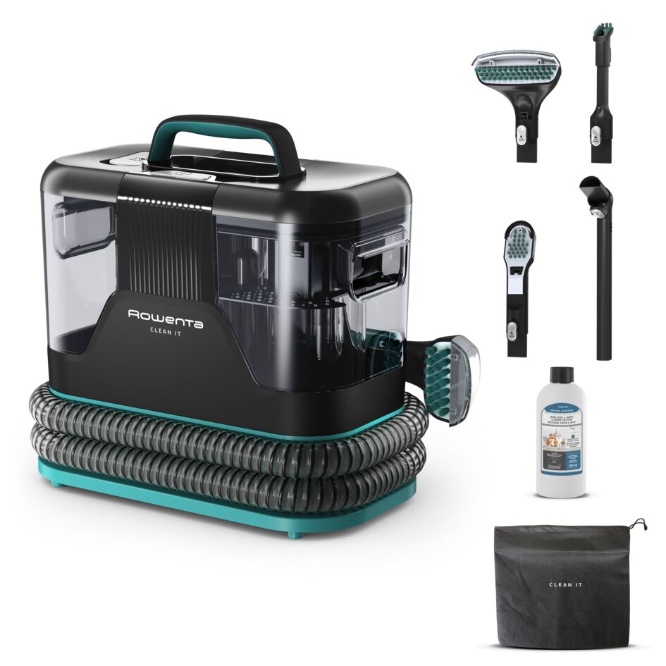 Миючий пилосос-плямовивідник Rowenta Clean It IN5020F0 green/black