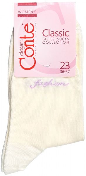 Шкарпетки жіночі Conte Classic р. 23 капучино 045 
