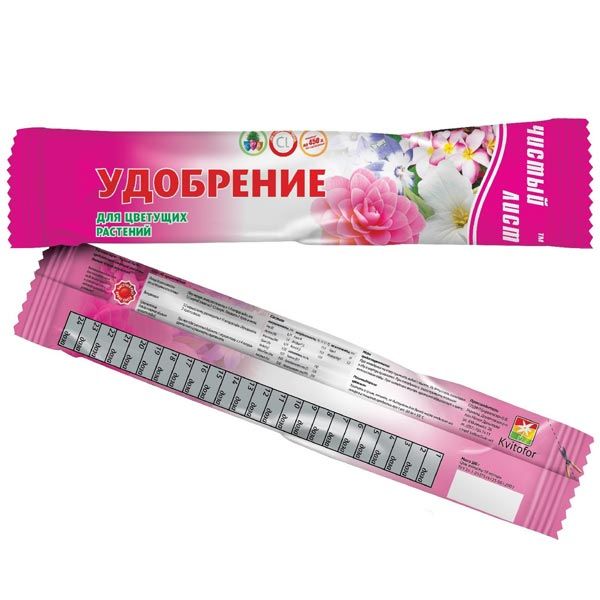 Удобрение Чистый Лист для цветущих растений 0.1 кг