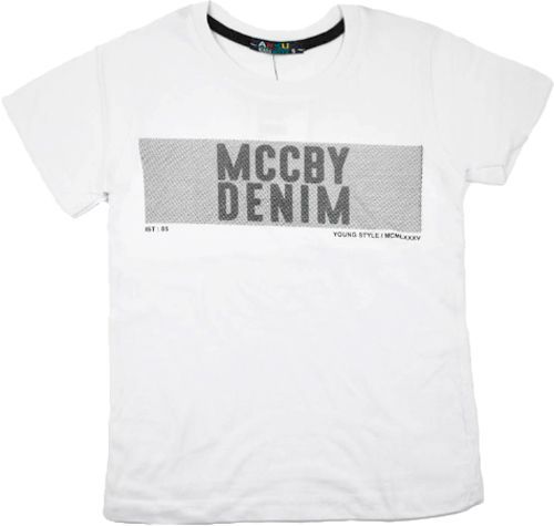 Футболка AKKU 9026 Mccby р.116 білий 