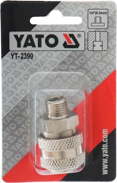 Быстросъем YATO на резьбу наружную 1/4 