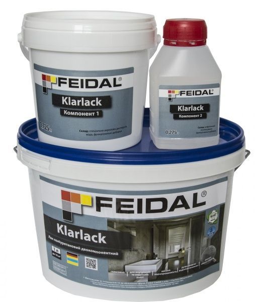 Лак Klarlack Feidal глянець безбарвний 1 л