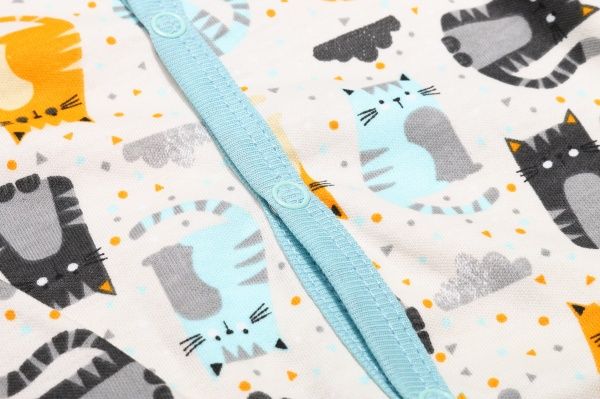 Комбинезон Bambinelli Котики р.62 бежевый с принтом 