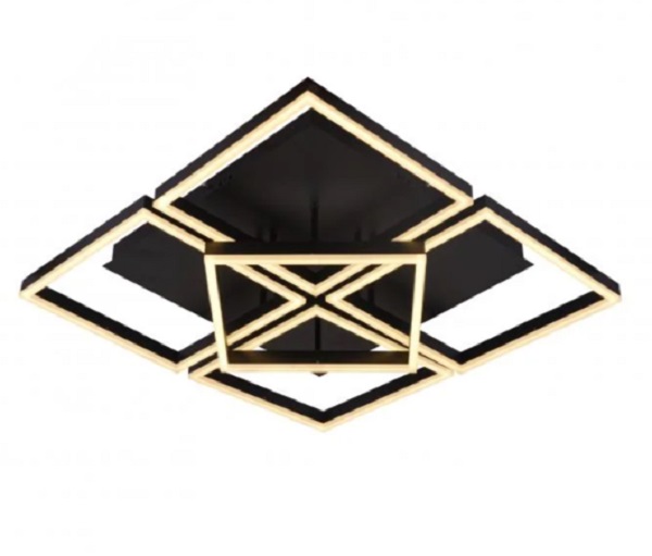 Люстра Miorro LED Senso 136 Вт чорний 51-313-017