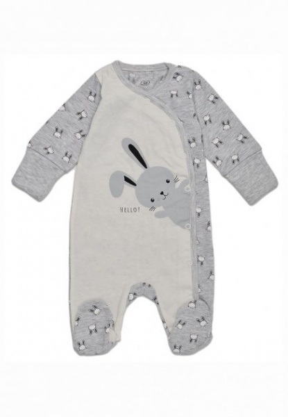 Комбинезон унисекс Фламинго р.62 меланж 468-111 