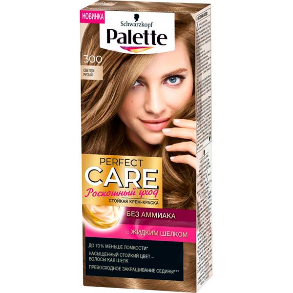 Крем-фарба для волосся Palette Perfect Care (Розкішний догляд) №300 світло-русявий 110 мл