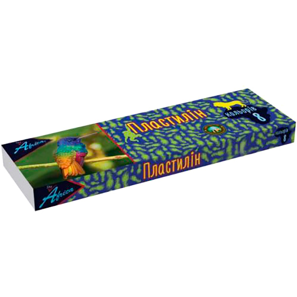 Пластилин AFRICA sky 8 цветов