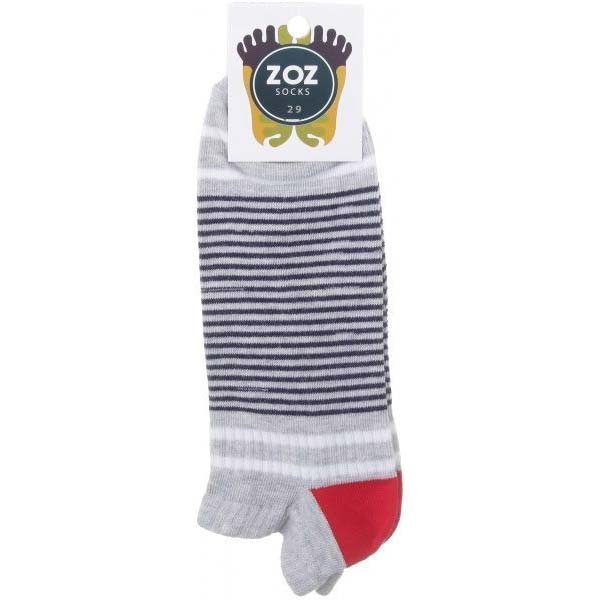 Шкарпетки чоловічі ZOZ смужка р. 29 сіро-синій