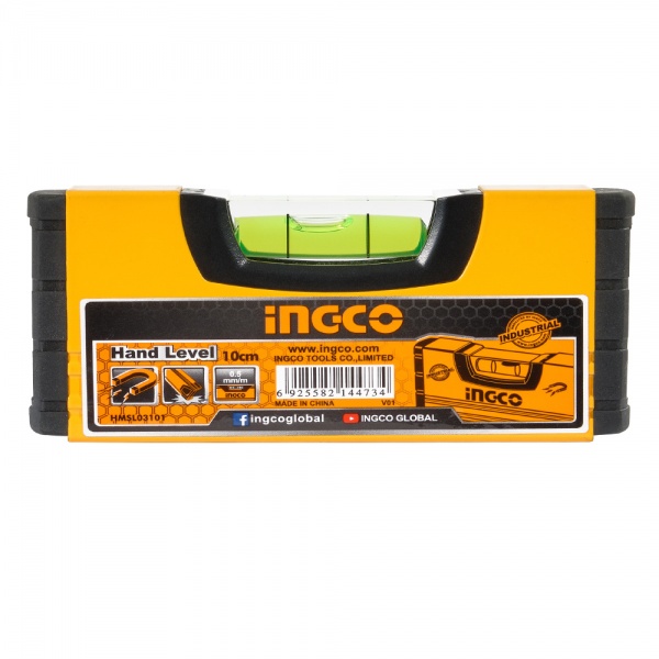 Уровень 10 см INGCO 10 см с магнитами INDUSTRIAL HMSL03101