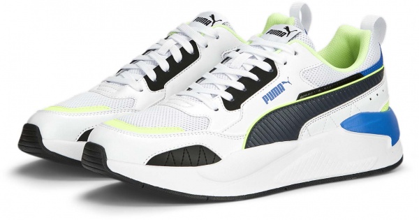 Кроссовки Puma X-RAY 2 SQUARE PUMA WHITE-PUMA BLACK-FAS 37310868 р.46 белый