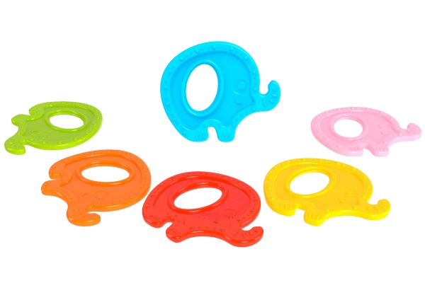 Игрушка-прорезыватель ТехноК для зубов в виде цветных животных 9161