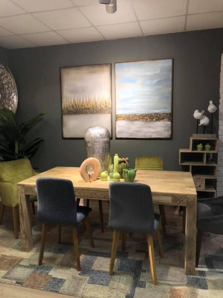 Картина Абстракция Горизонт 90x120 см KARE Design 61660 