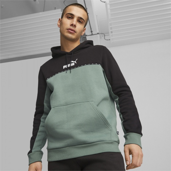 Джемпер Puma ESS BLOCK X TAPE HOODIE FL 67334244 р.2XL зелений