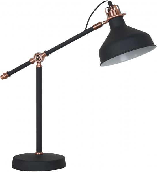 Настольная лампа декоративная Camelion Amsterdam KD-425 C62 1x40 Вт E27 медь/черный 