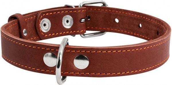 Ошейник Collar одинарный 2,5х38-50 см коричневый