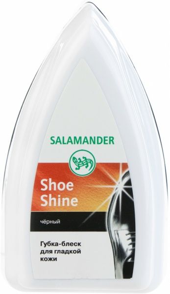 Губка-блиск SALAMANDER для шкіряного взуття Shoe Shine чорний