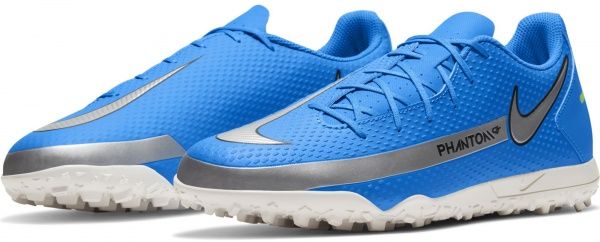 Бутсы Nike Phantom GT Club TF CK8469-400 р. US 7,5 черный