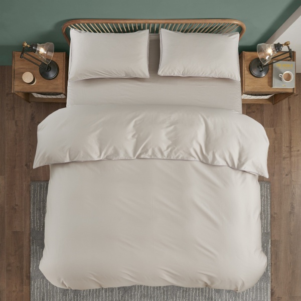 Комплект постельного белья Solid семейный серый La Nuit 