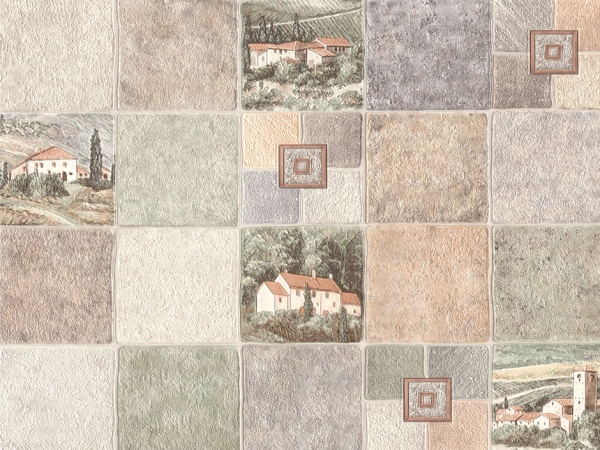 Шпалери вінілові на паперовій основі Слов'янські шпалери Expromt Понтеверда 5831-04 0,53x10,05 м 