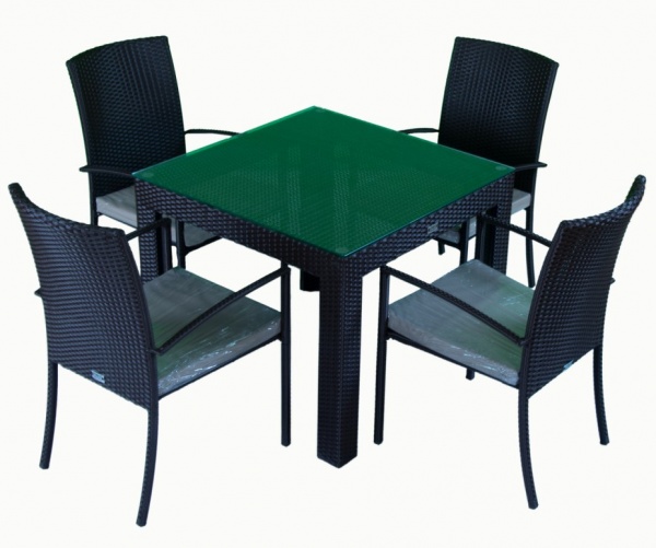 Комплект меблів TERICO Єгипет на 4 персони коричневий 