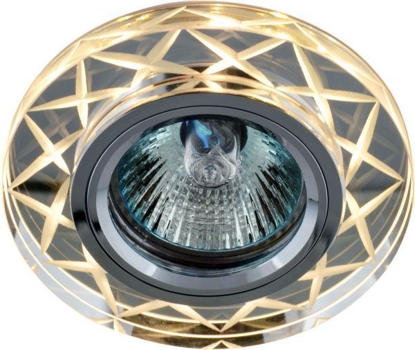 Светильник точечный Blitz BL 271S3 с LED-подсветкой 3 Вт 3000 K MR16 35 Вт G5.3 хром 