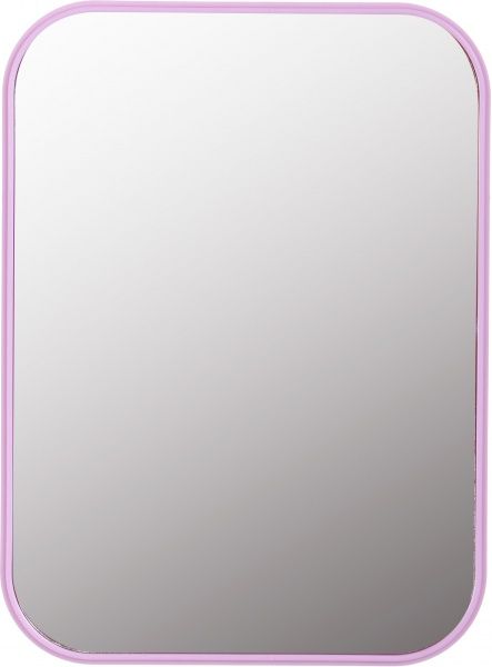 Зеркало косметическое сиреневое 18,8х13,9х1,8 см