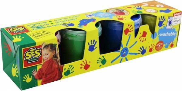 Набор пальчиковых красок SES Мои первые рисунки 0305S
