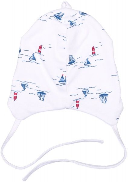 Шапочка дитяча Україна Шп2302 р.38 білий із малюнком