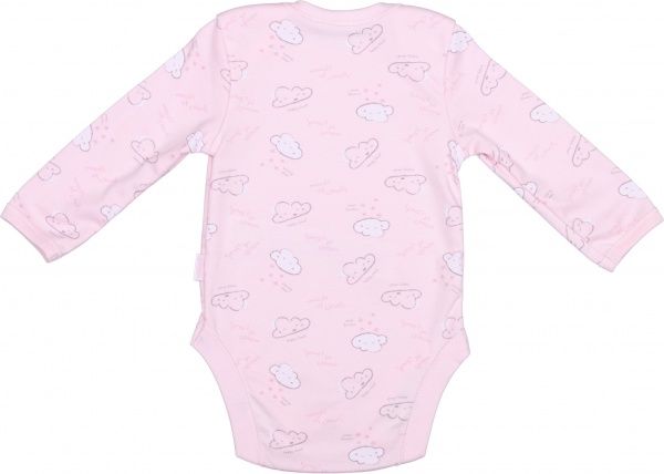 Боді для дівчинки Bembi БД58а р.74 рожевий із малюнком 