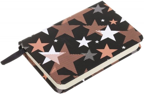 Блокнот Gold line stars 10,5x7,5 см
