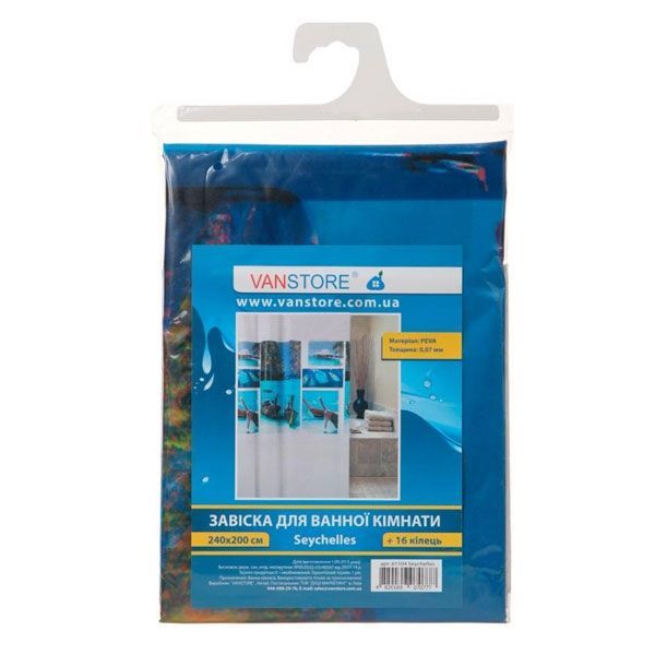 Штора для душа VanStore Seychelles 611-04