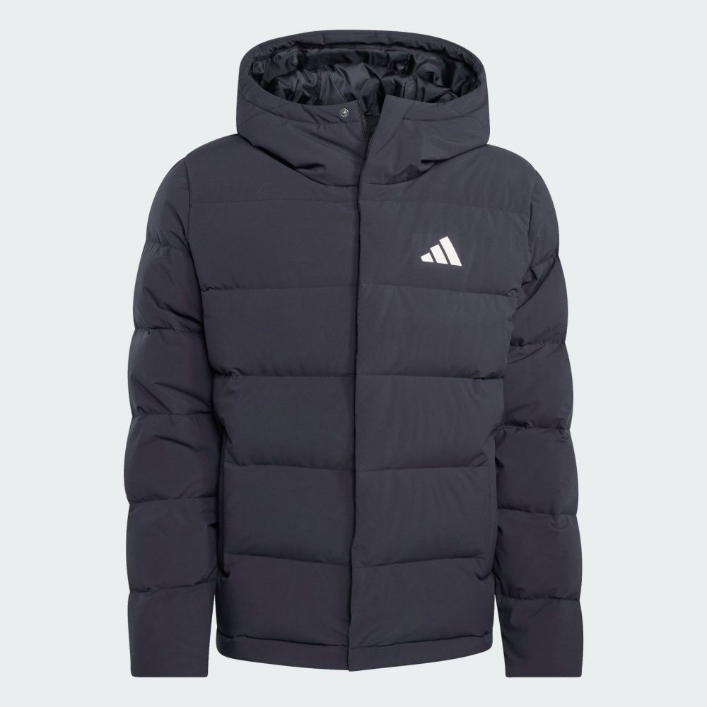 Пуховик чоловічий зимовий Adidas Helionic Hd Jkt JN2099 р.S чорний