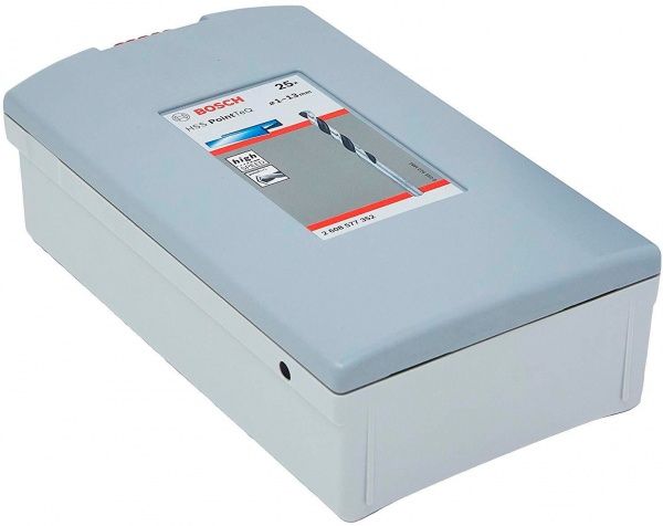 Набір свердел Bosch HSS PointTeQ ProBox 34 мм 1-13 мм 25 шт. 2608577352