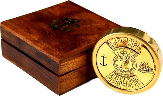 Календар металевий на 100 років у скриньці 2451А