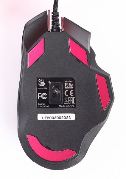 Мишка A4Tech J95s Bloody (Black) Activated, Extra Fire Button, 8000 CPI, RGB black 