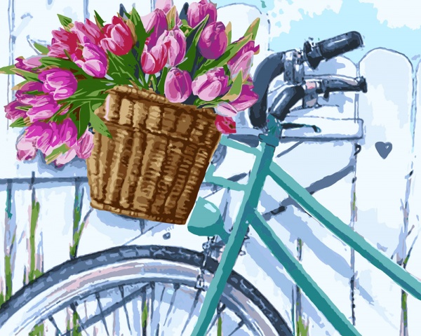 Картина за номерами Ранкові тюльпани Ідейка 