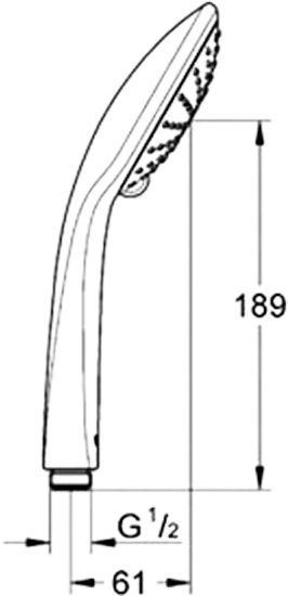 Ручний душ Grohe Vitalio Joy Duo 27317000 