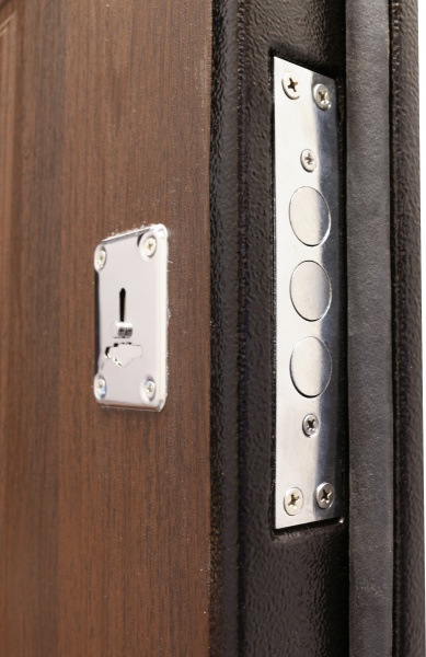 Двері вхідні металеві Y1S001C053+P037C283 чорний 2050х860 мм праві