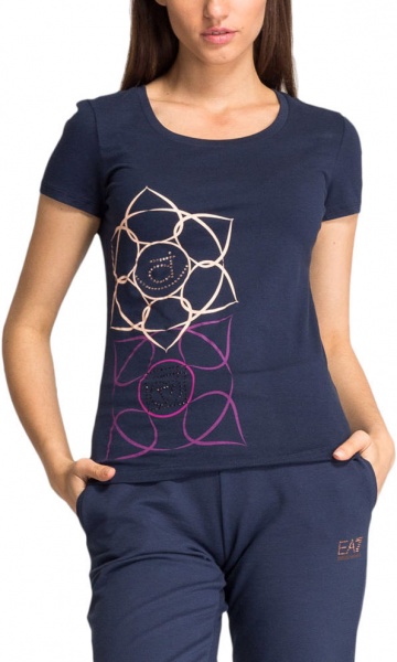 Футболка EA7 6YTT23-TJ12Z-1554 р.S темно-синій