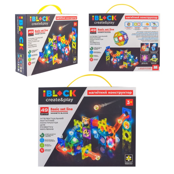 Конструктор магнитный Iblock PL-921-254