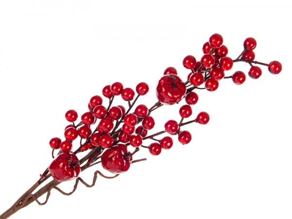 Веточка декоративная Ягоды 60 см 801-012 Malevaro